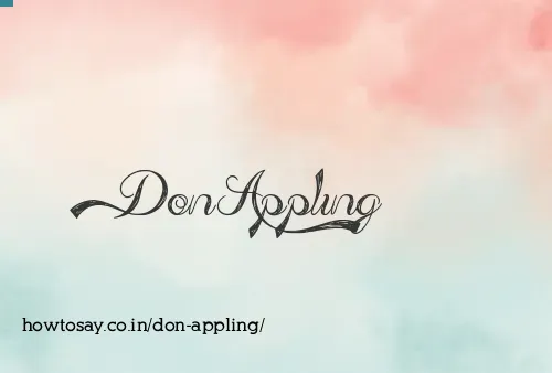 Don Appling