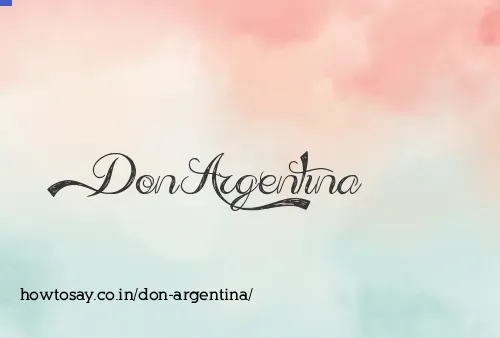 Don Argentina