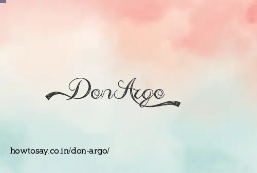 Don Argo