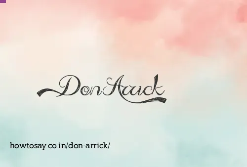 Don Arrick