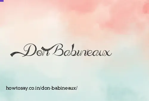 Don Babineaux
