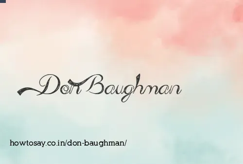 Don Baughman
