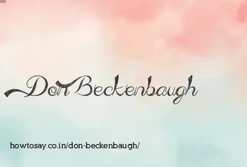 Don Beckenbaugh