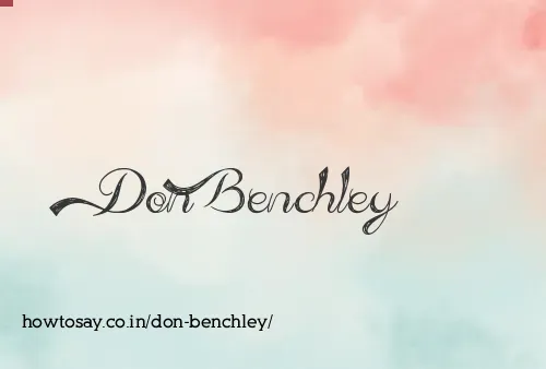 Don Benchley