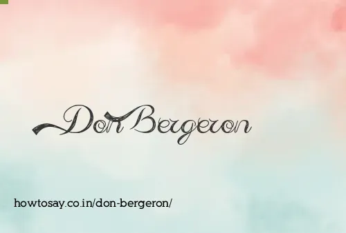 Don Bergeron