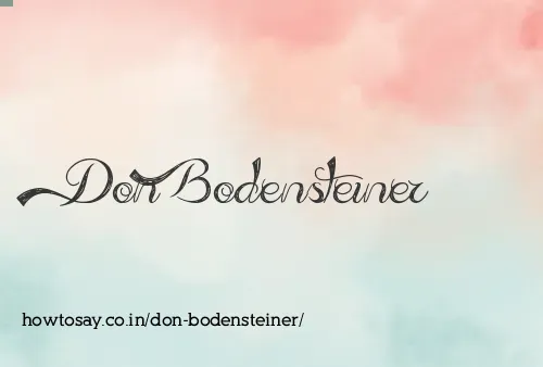 Don Bodensteiner