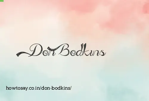 Don Bodkins