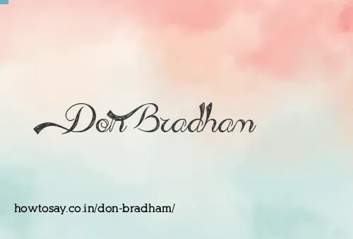 Don Bradham