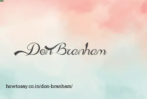 Don Branham