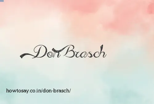 Don Brasch