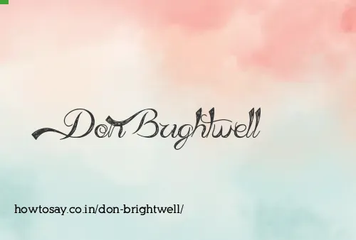 Don Brightwell