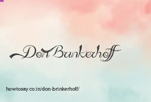 Don Brinkerhoff