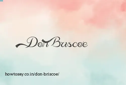 Don Briscoe