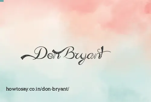 Don Bryant