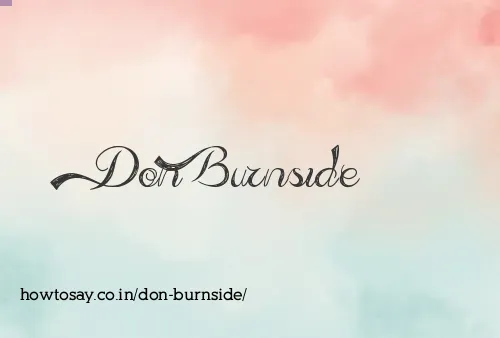 Don Burnside