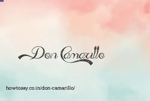 Don Camarillo