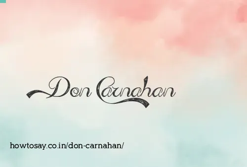 Don Carnahan