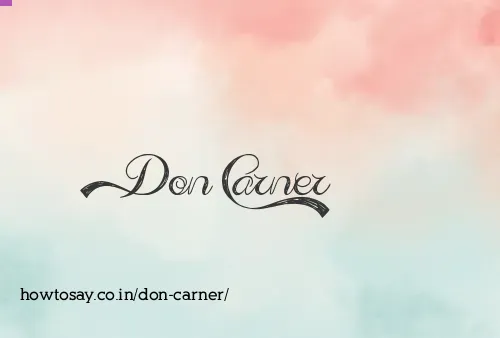 Don Carner
