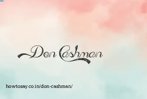 Don Cashman