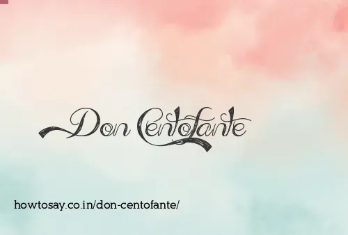 Don Centofante