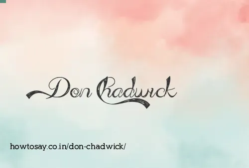 Don Chadwick