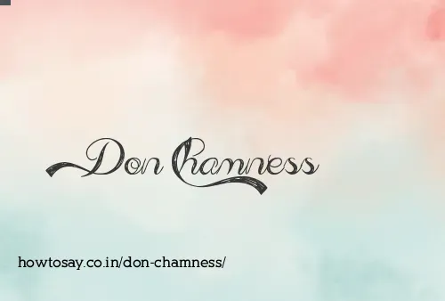 Don Chamness