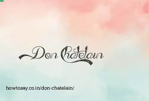 Don Chatelain