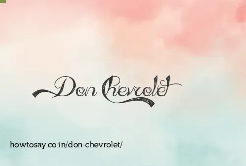 Don Chevrolet