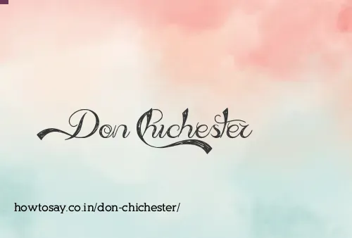 Don Chichester
