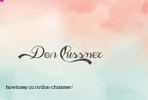 Don Chissmer