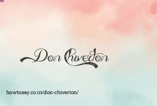 Don Chiverton