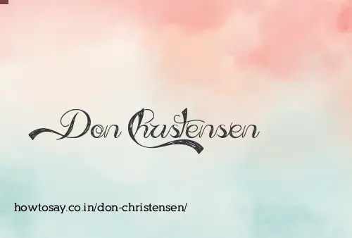 Don Christensen