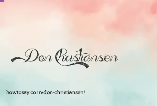 Don Christiansen