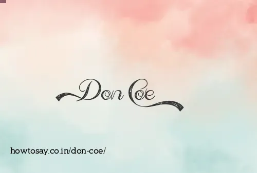 Don Coe