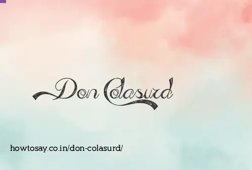 Don Colasurd