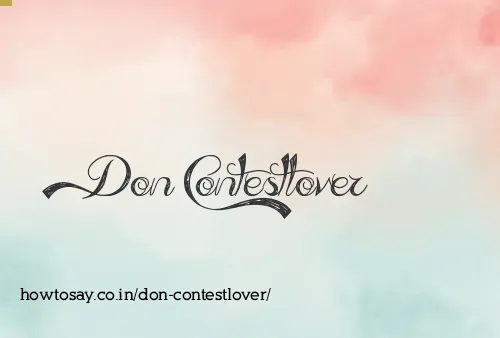 Don Contestlover