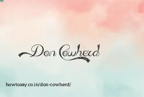 Don Cowherd