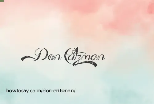 Don Critzman