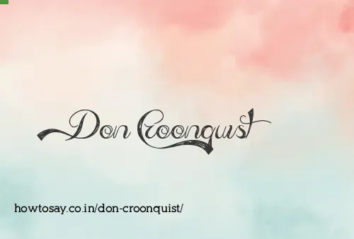 Don Croonquist