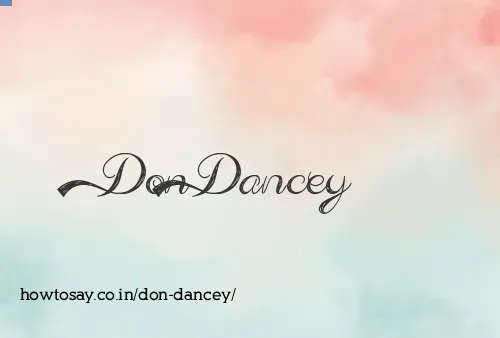 Don Dancey