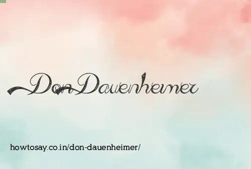 Don Dauenheimer