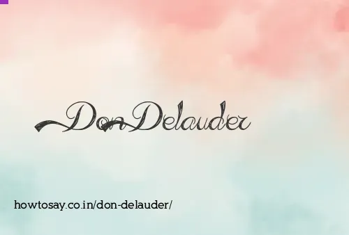 Don Delauder
