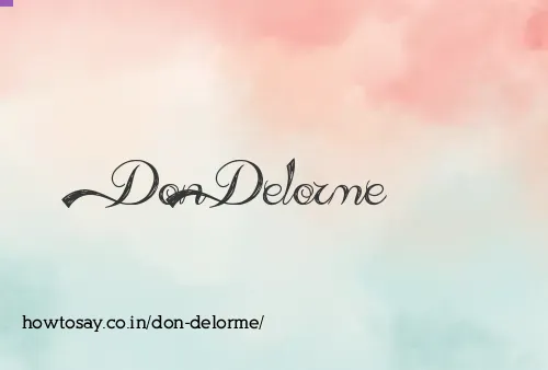 Don Delorme