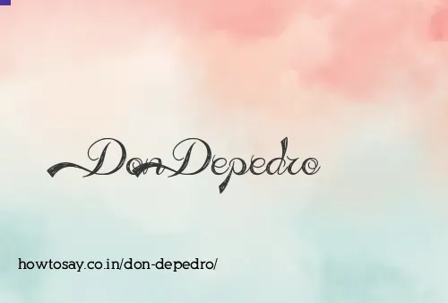 Don Depedro