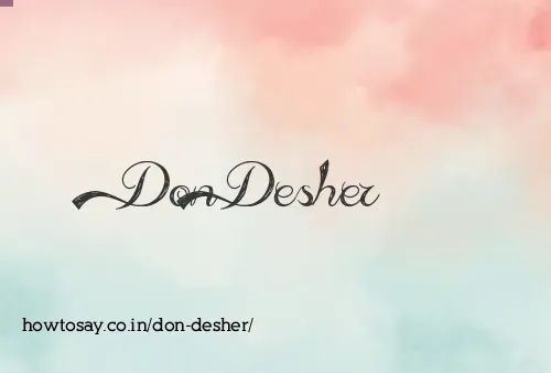 Don Desher