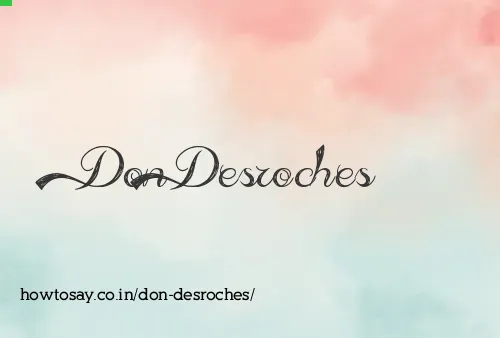 Don Desroches
