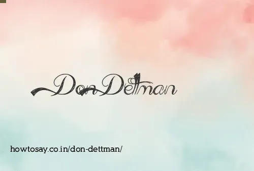 Don Dettman