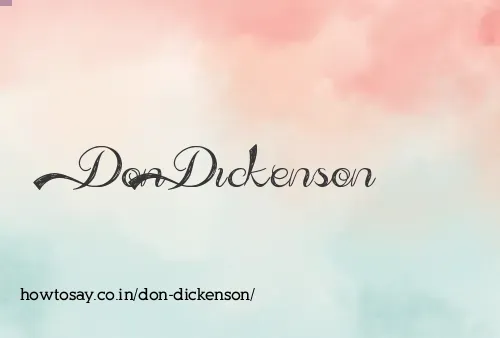 Don Dickenson