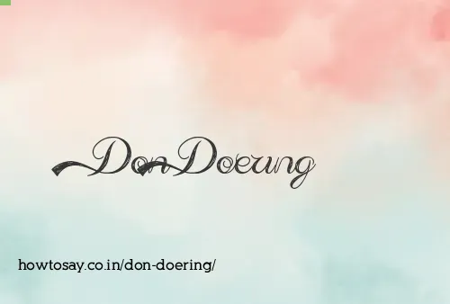 Don Doering