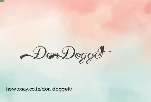 Don Doggett